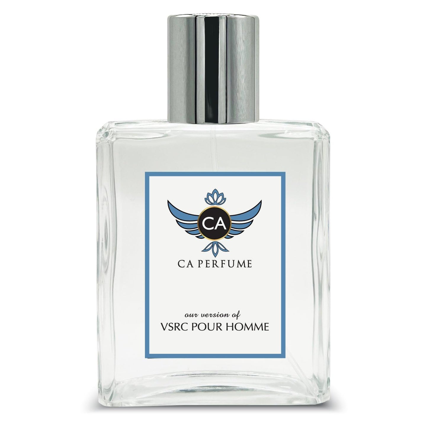CA Perfume Impression of Vrsc Pour Homme For Men Replica Fragrance Dupes Eau de Parfum Spray Bottle 3.4 Fl Oz/100ml-X1