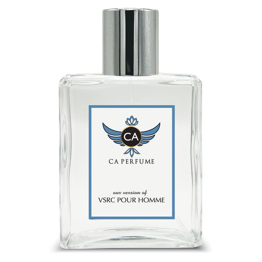 CA Perfume Impression of Vrsc Pour Homme For Men Replica Fragrance Dupes Eau de Parfum Spray Bottle 3.4 Fl Oz/100ml-X1