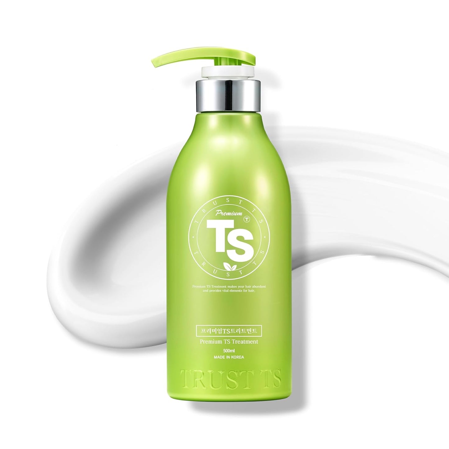 TS Premium TS Treatment | Korean Hair Care with Argan Oil & Shea Butter | Repairs Damaged, Weak Hair | Soothes Scalp Discomfort with Natural Plant Extracts (16.9 Fl Oz)