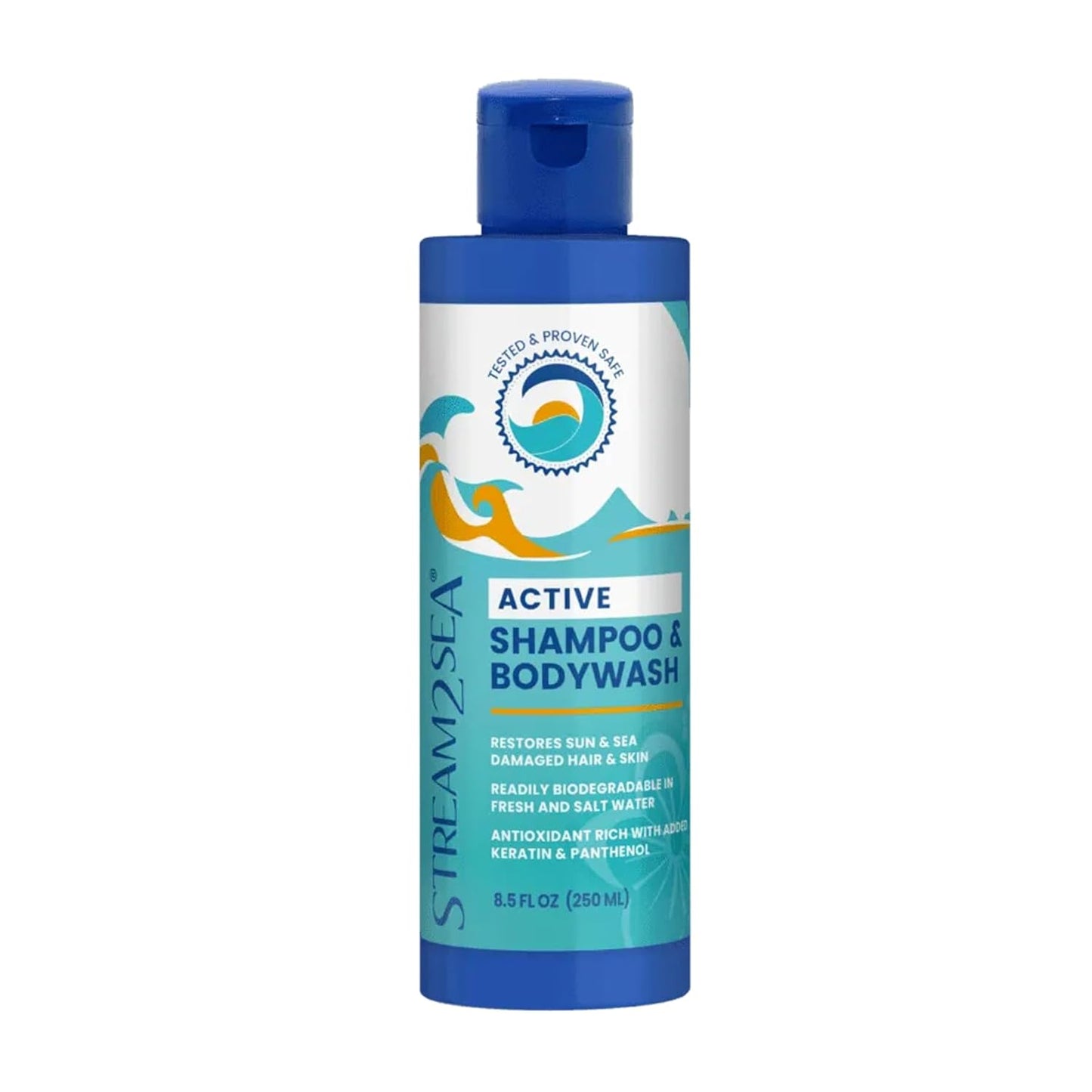 Non Toxic Shampoo and Conditioner, Body Wash 3 in 1 for Swim - Reef Safe Swimmers Shampoo for Men, Women or Kids - All Natural Organic Shampoo and Conditioner Set with Biodegradable Soap for Camping