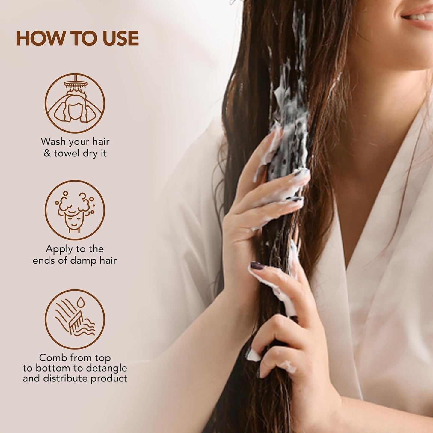 Botanic Hearth Acondicionador para Cabello Rizado, Encrespado, Seco y Dañado | Acondicionador Desenredante Con Manteca de Karité, Aceite de Argán y Alantoína | Suavizar Los Flyaways y Agregar Brillo |