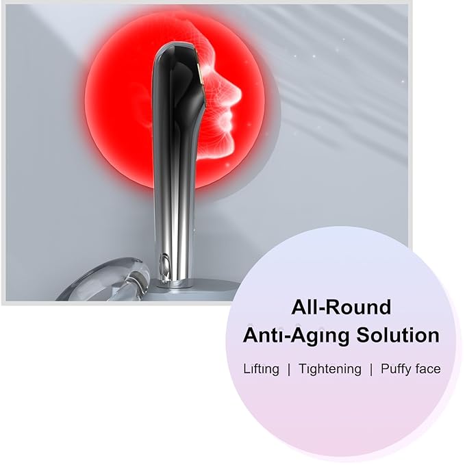 Face Skin Tightening Device - Radio Frequency Facial Firming Machine Microcurrent Lifting Massager Anti-Aging Removing Wrinkles Puffiness Skin Care Toning for Face Neck Eyes, Beauty Products, FM-BMJ03