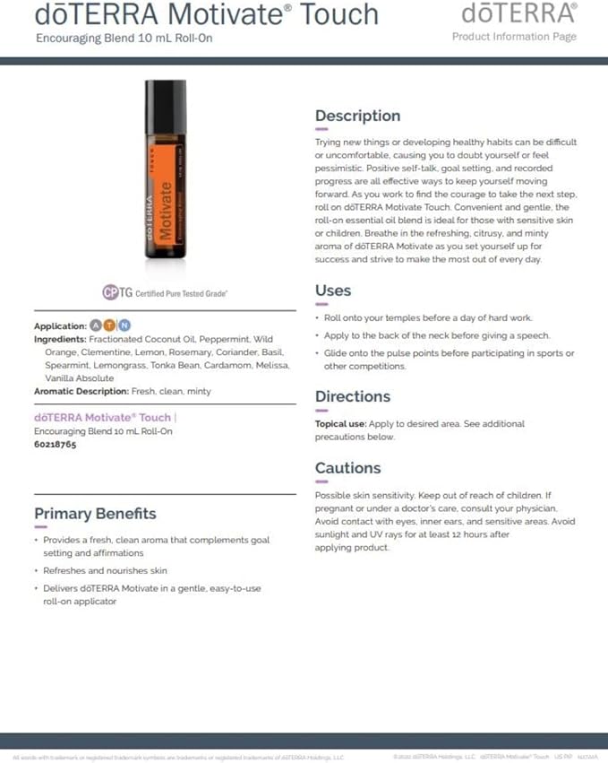 doTERRA Motivate Touch