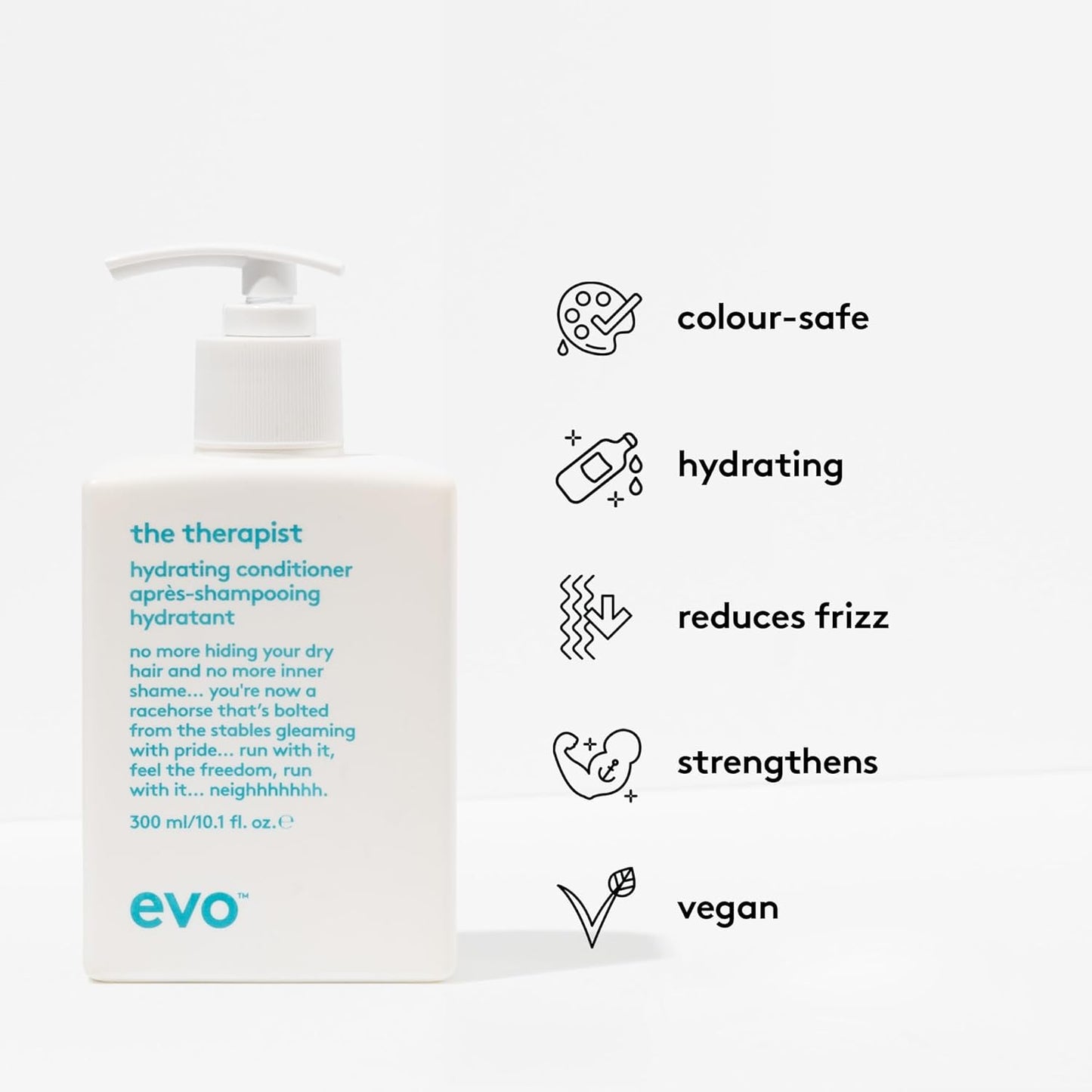 Evo - Good givin' - Hydrate Haircare Gift Set - Therapist Shampoo and Conditioner, Day of Grace Pre-Style Primer
