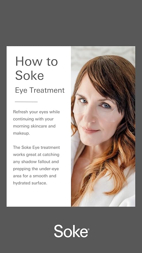 Soke Hydrogel Eye Treatment Patch with Multi-peptide Infused Techonology