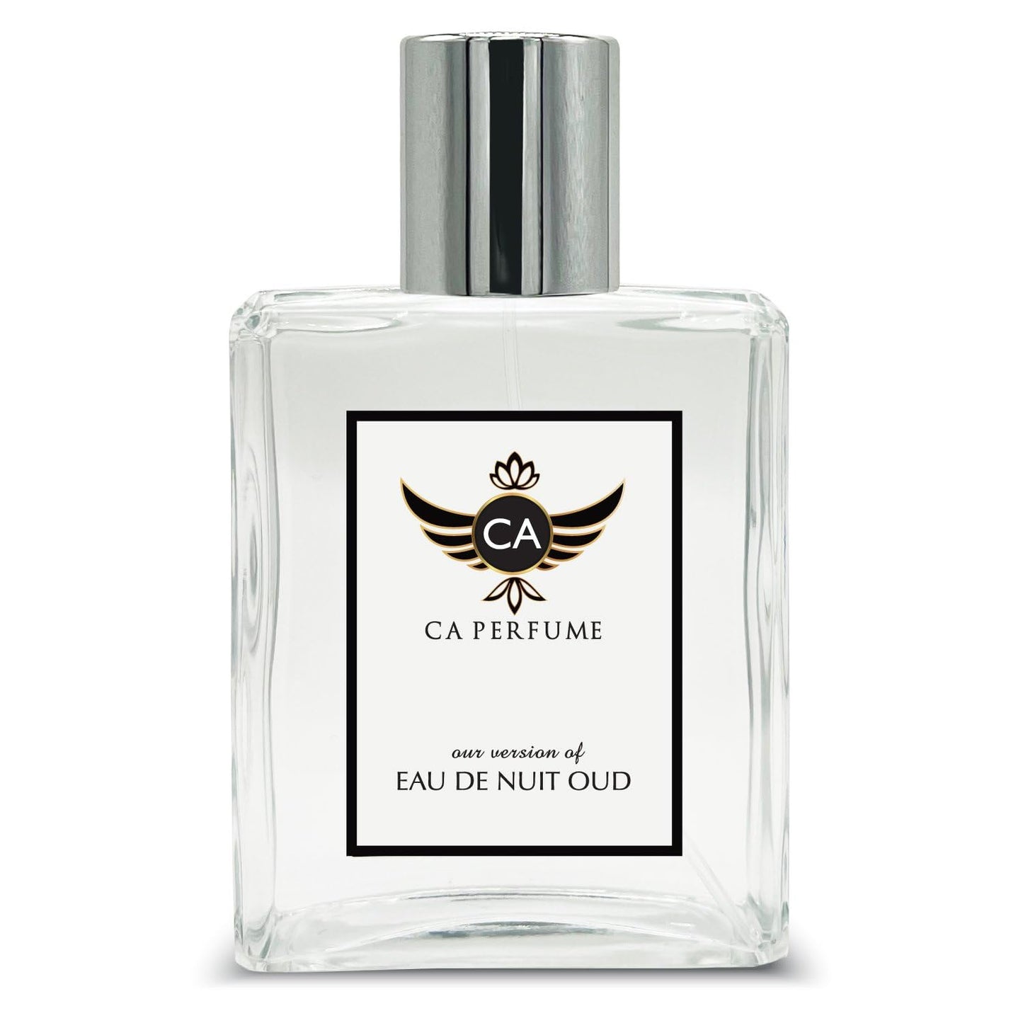 CA Perfume Impression of Eau De Nuit Oud For Men Replica Fragrance Dupes Eau de Parfum Spray Bottle 3.4 Fl Oz/100ml-X1