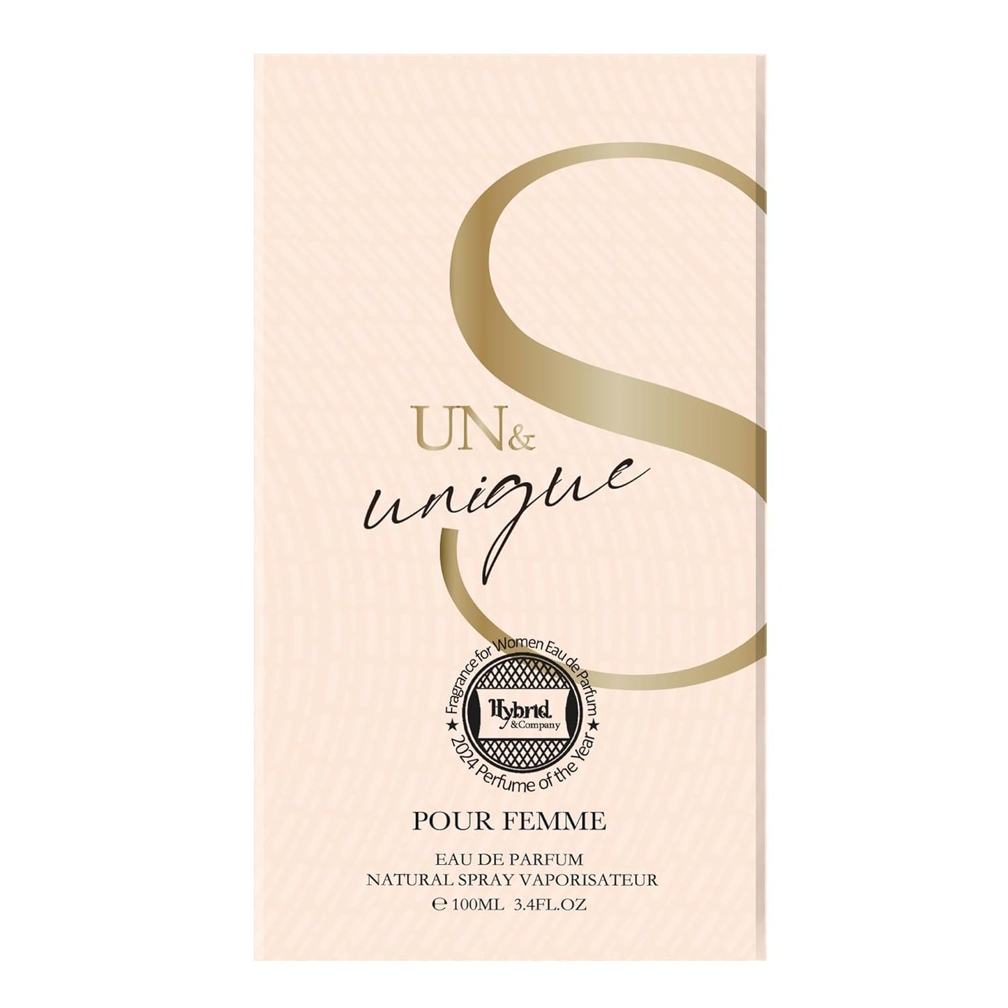 Hybrid & Company Women Sun&Unique Pour Femme Pour Femme Eau De Parfum Vaporisateur Natural Spray 3.4 Fl Oz