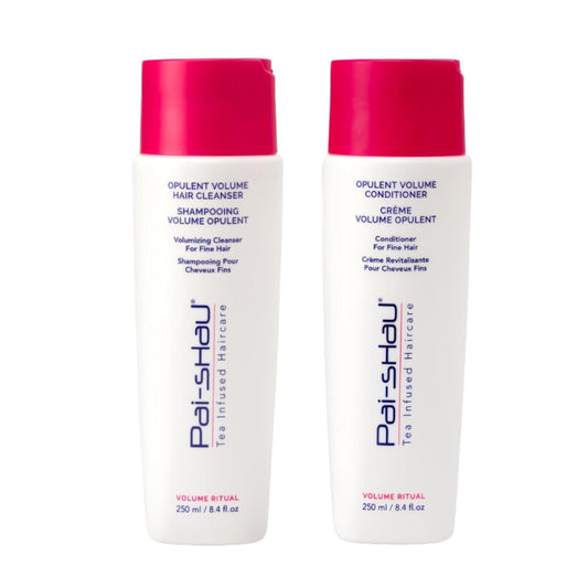 Pai-Shau Opulent Volume Cleanser and Conditioner Duo Set - Volumizing Cleanser and Conditioner for Thin Hair - Provides Improved Volume and Hydration - Shampoo for Women - 8.4 Fl Oz each