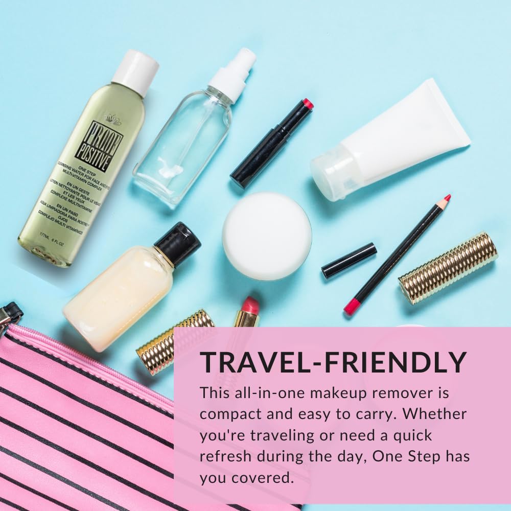 Color Me Beautiful One Step Makeup Remover, Eye Face and Neck Cleansing, Gentle Facial Cleanser and Toner, Hydrating and Moisturizing, 6 fl. oz