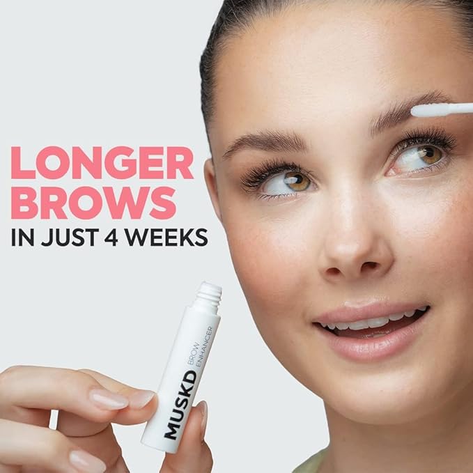 Eyebrow Growth Serum - Best Eyebrow Serum for Women to Grow Brows Fast & Thicker - Hair Growth Enhancer - Natural, Vegan & Cruelty Free for Fuller, Nourished Look (3ML)