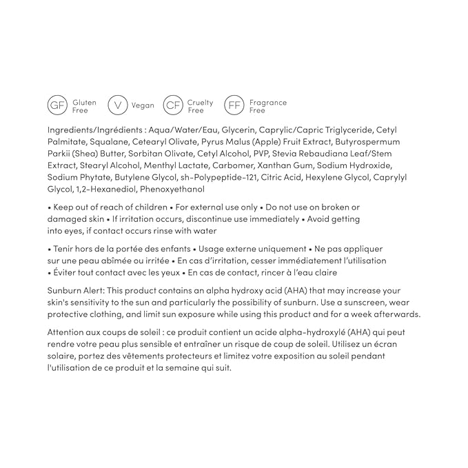 Intense Hydrating Mask - Moisturizing Face Mask with Shea Butter - All Skin Types, Vegan, Cruelty Free, Fragrance Free, 1.799 OZ