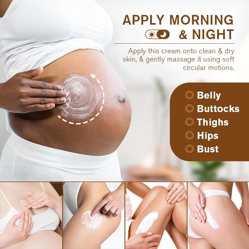 Stretch Mark Oil for Pregnancy & Body Oil for Pregnant Women, Morocco Nut Oil Help for Scars & Stretch Marks Removal & Prevention, Belly Cream for Repair, Firming & Smoothing Fine Lines (1Pack/50ml)