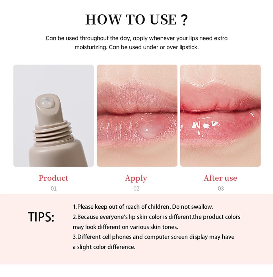 5-Color Summer Special Lip Balm Butter-Shea Butter & Avocado Oil Formula, Lightweight & Non-Sticky, 5 Trending Shades (Vanilla/Mint/Iced Coffee/Cake/Guava), Soften Dry and Lip Care, Gift Box for Teens