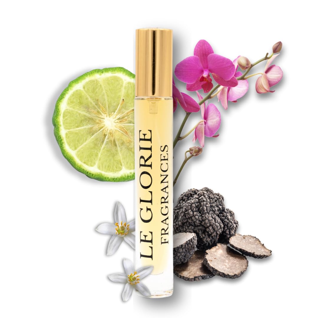 Inspired by T Ford's Black orchid, Black Floral EDP, Long Lasting 12-14 Hours Perfume Spray for Men, Women, Unisex, All Skin Types, Cruelty Free - 0.33 oz 10ml