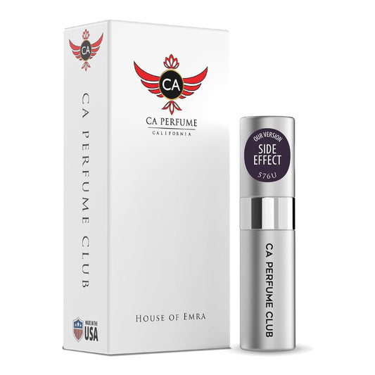 CA Perfume Impression of Side Effect For Women & Men Fragrance Dupes Eau de Parfum Spray Refillable Bottle 0.27 Fl Oz/8ml-X1