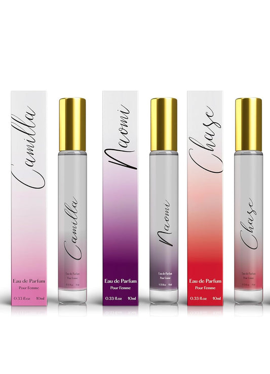 Womens Perfume Rollerball Set - 3 INSPIRED Perfumes for Women - (0.33 fl oz / 10 ml each)