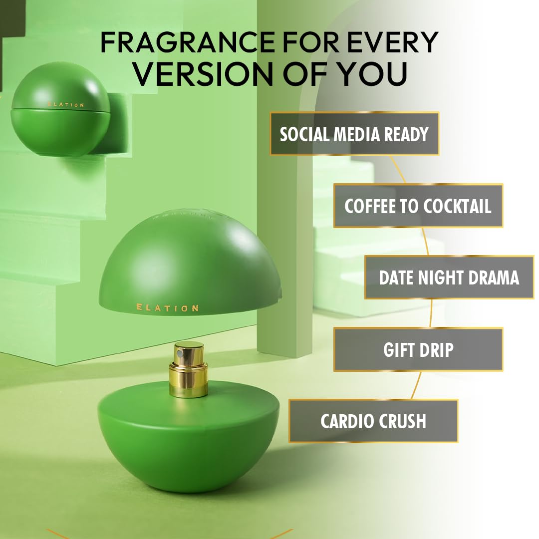 Elation 75ml EDP Premium Long Lasting Fragrance | Luxury Masculine Scent for Men | Vegan, Cruelty Free | Skin Safe | Affordable Perfume for Men | Travel Friendly Perfume