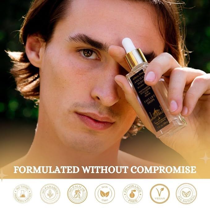 Rachel Roy Niacinamide & Hyaluronic Acid Face Serum with Aloe Vera & Natural Retinol - Hydrating Anti-Aging Drops for Dark Spots & Moisture Boost (30ml)