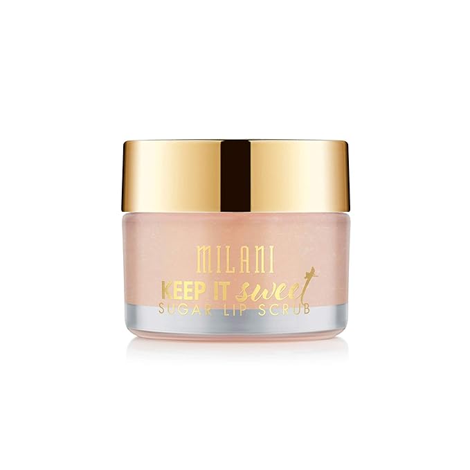 Milani Keep It Sweet Sugar Lip Scrub (0.49 Ounce) Vegan, Cruelty-Free Lip Exfoliator - Formulated with Natural Sugar Granules to Exfoliate & Smooth Lips