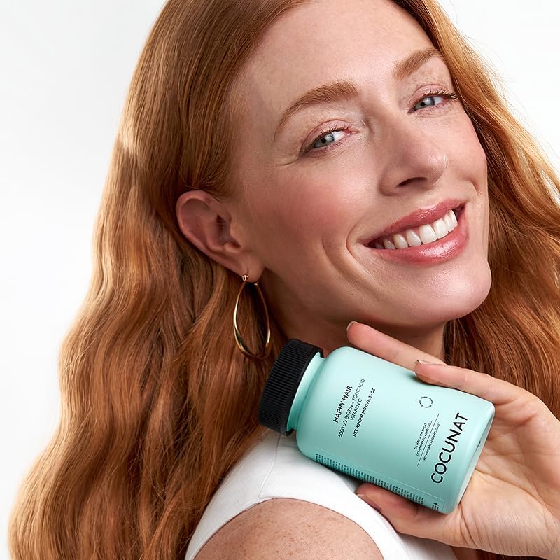 COCUNAT - Pack 3 Months Happy Hair - Vitamins to Strengthen, Stimulate Growth and Prevent Hair Loss - Fine and Damaged Hair - 5,000 mcg of Biotin - Results in 6 Weeks - 180 Gummies