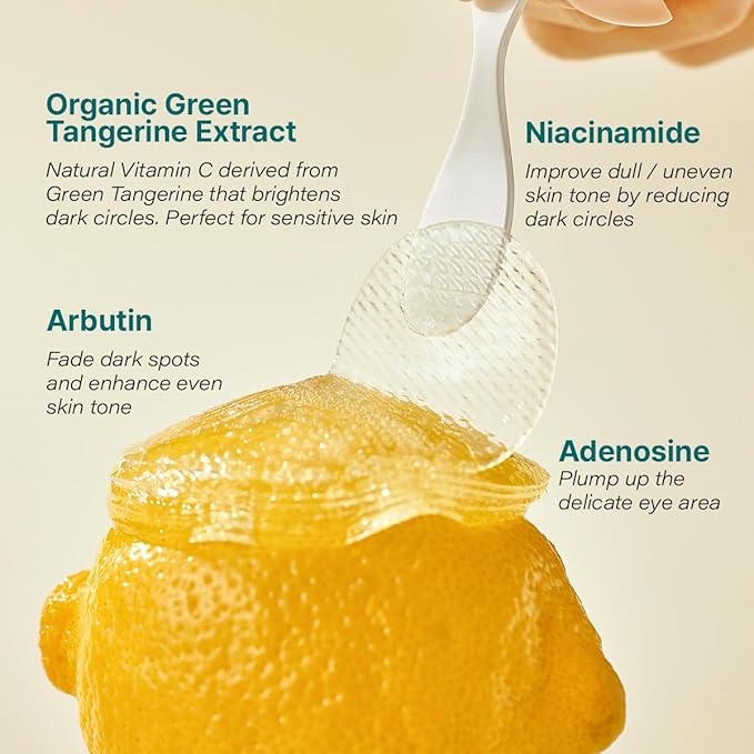 GOODAL [Bundle] Green Tangerine Vita C Skin Care Duo : Toner Pads, Eye Patch