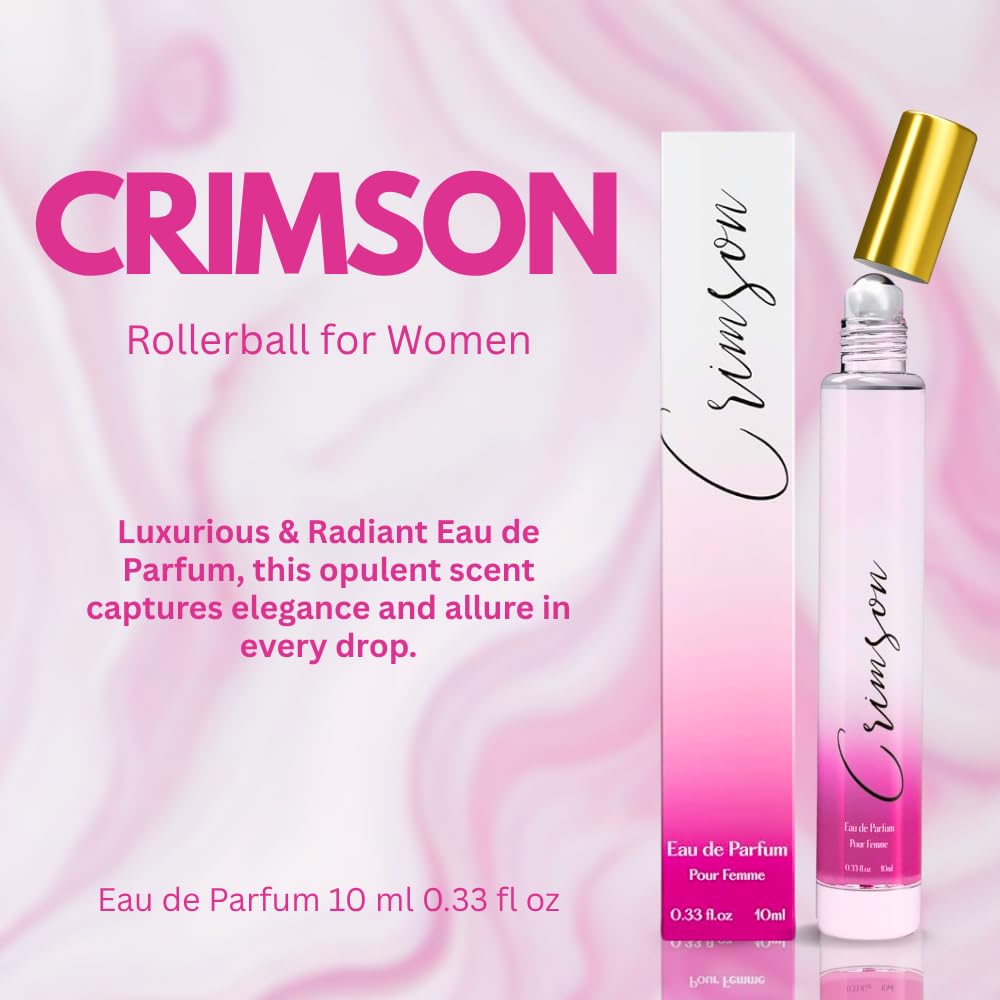 Perfume for Women Rollerball – INSPIRED by A WORLD RENOWED WOMEN'S PERFUME - Saffron, Jasmine, Amberwood, Cedar – Warm, Sexy, Sweet, Long-Lasting Eau De Parfum 10ml (0.33 fl oz)