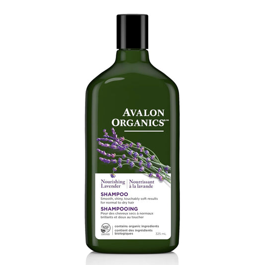 Avalon Organics Revitalizing Lavender Shampoo, For Smooth, Shiny, Touchably Soft Hair For Normal To Dry Hair, 11 Fluid Ounces