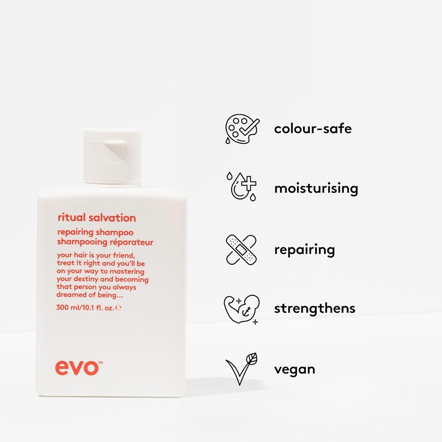 Evo Good Givin' Gift Set Hydrate Limited Edition Hair Care Gift Set Full Size The Therapist Hydrating Shampoo, The Therapist Hydrating Conditioner & Free Day of Grace Pre Style Primer