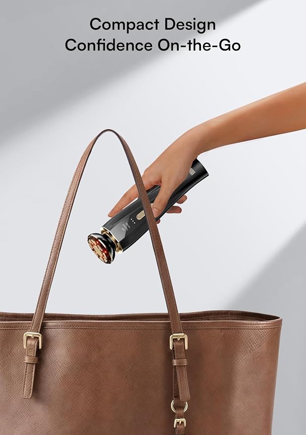 3-in-1 Red Light Therapy for Face and Neck, Skin Tightening Device True Beauty Glow Facial Massager for Skin Care, Effective Wrinkle Reduction Anti-Aging with Lifting, Tightening, Infusing