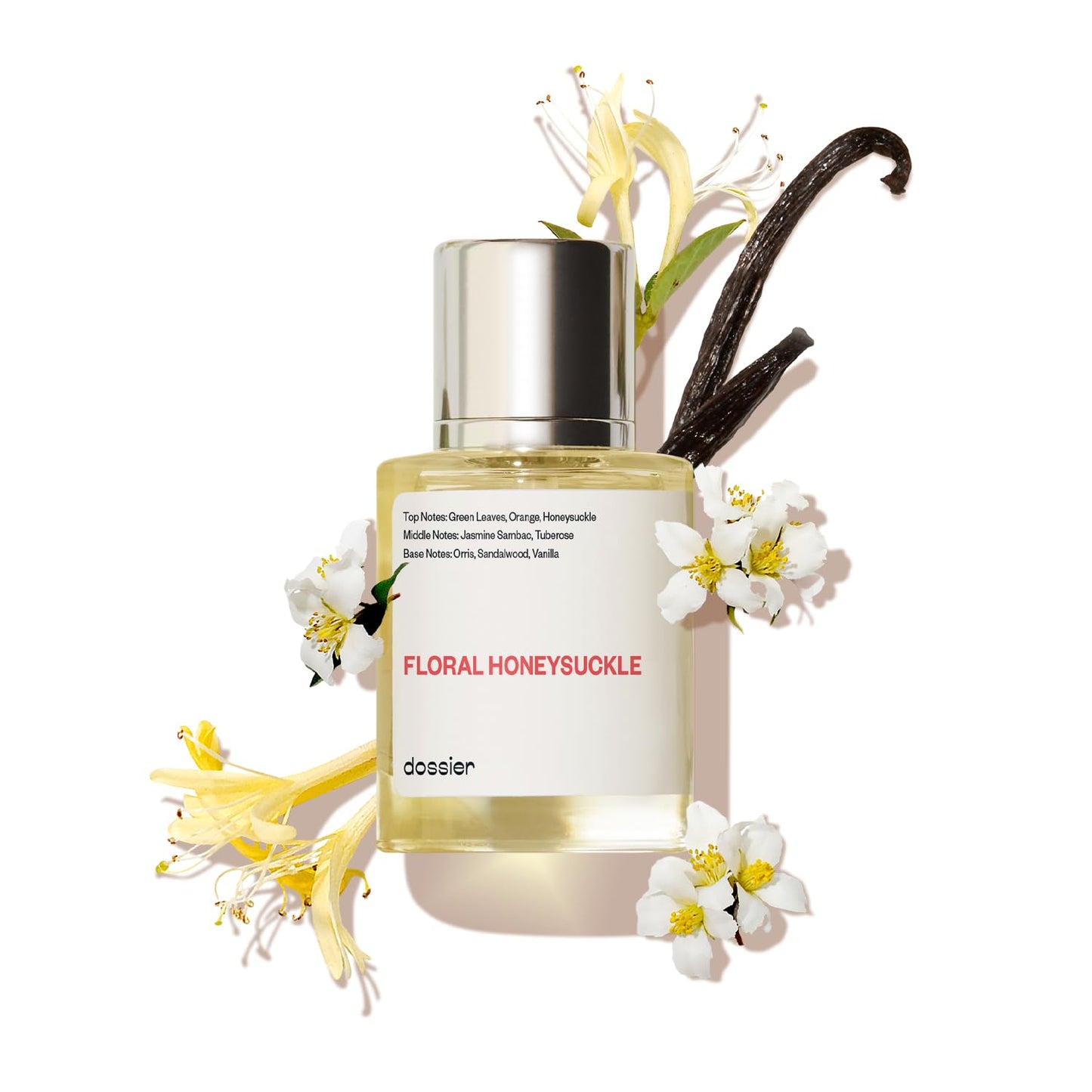 Dossier - Floral Honeysuckle - Eau de Parfum - Inspired by G.Bloom - Perfume Luxury - Pure Infused - Paraben-Free - Vegan - For Women - Fragrance 1.7 oz (Spray 50ml)