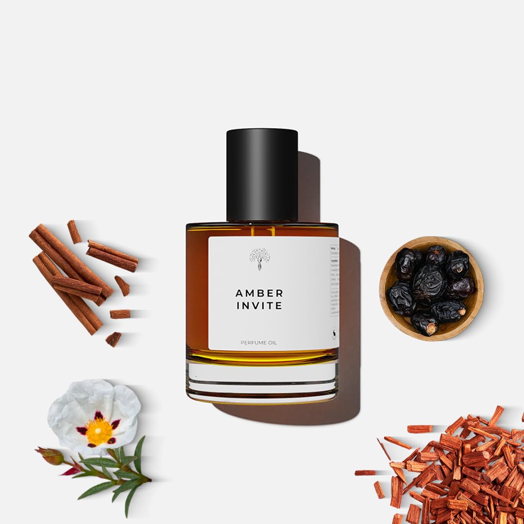 Amber Invite inspired by TF Amber Intrigue | Long Lasting Perfume Oil for Women – 50ml with Bonus 30ml (Pack of 2)