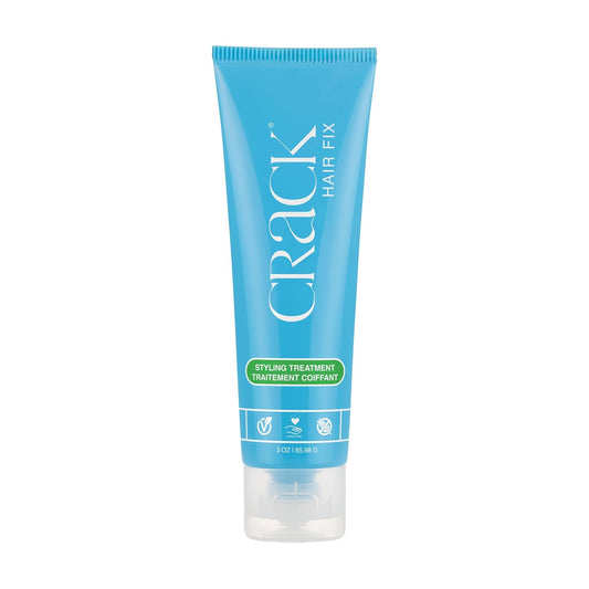 Crack HAIR FIX Styling Treatment - Multi-Tasking, Anti-Frizz, Leave-In Styling Cream with Protection from Humidity, Chlorine, Heat Treatments & Sun, 3 oz