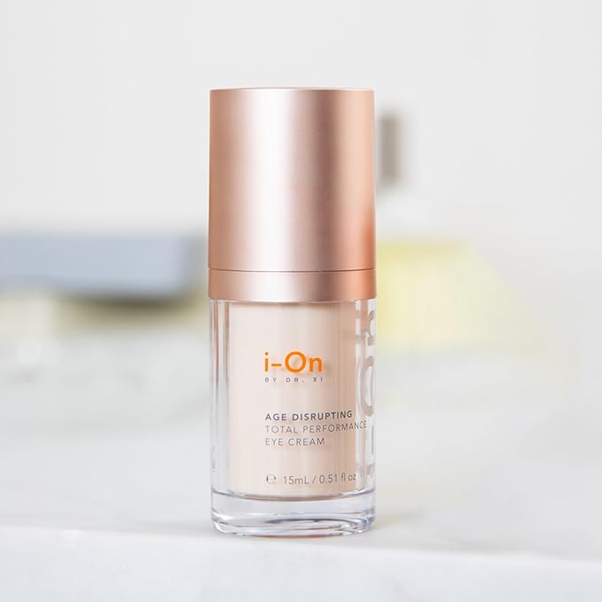 i-On Age Disrupting Total Performance Eye Cream - Targets Dark Circles, Puffiness & Wrinkles with DII® Technology | Brighten & Hydrate | Paraben & Cruelty Free (0.51 Fl Oz)