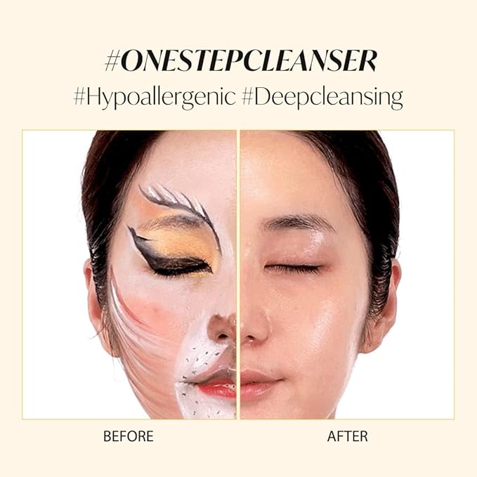 d'alba Piedmont Italian White Truffle Return Oil Cream Cleanser, Vegan Skincare, Easy One Step Cleanser for Sebum & Makeup Removal, Hydrating Cleanser, for Sensitive Skin, Korean Skin Care