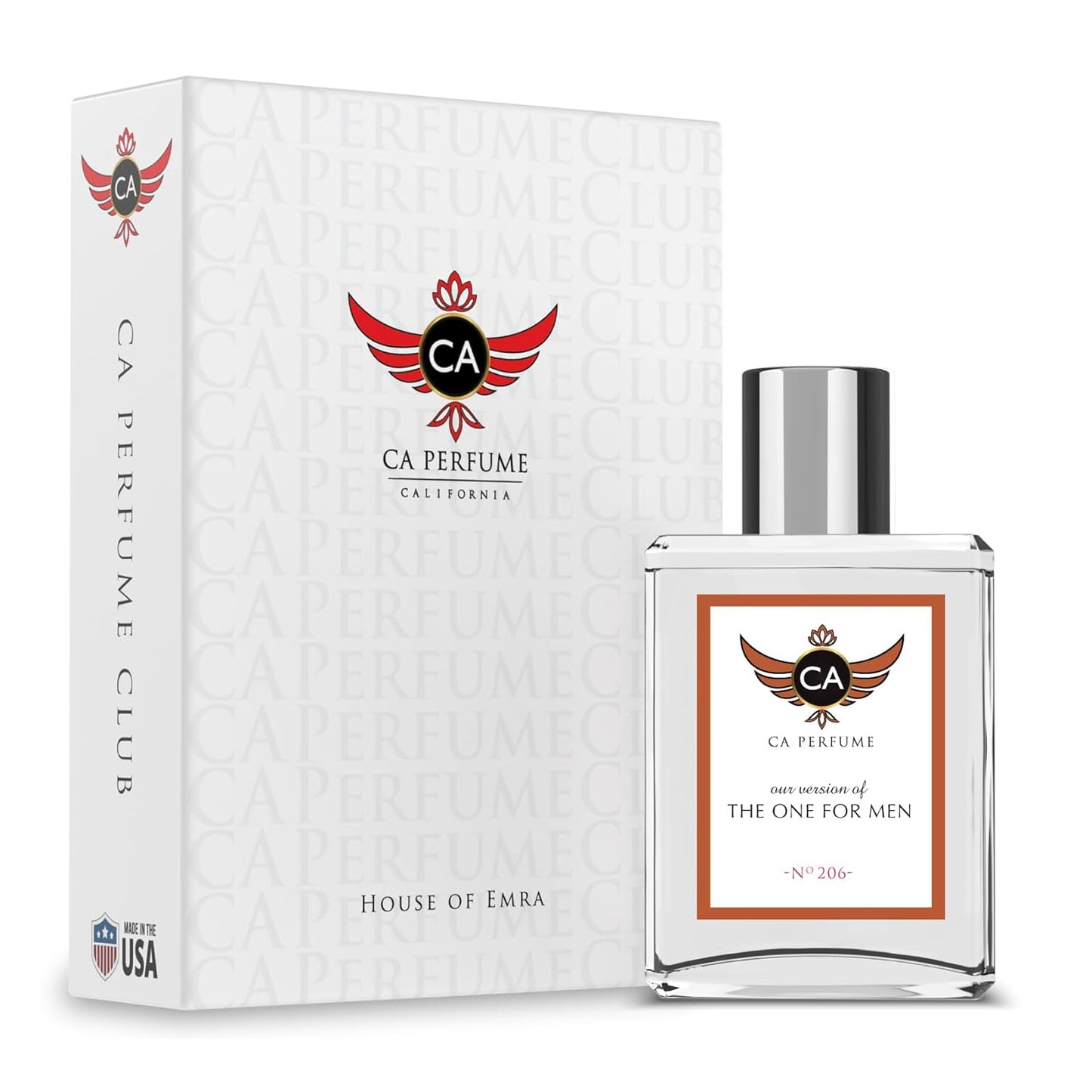 CA Perfume Impression of The One For Men Fragrance Eau de Parfum Spray Refillable Bottle 1.7 Fl Oz/50ml-X1