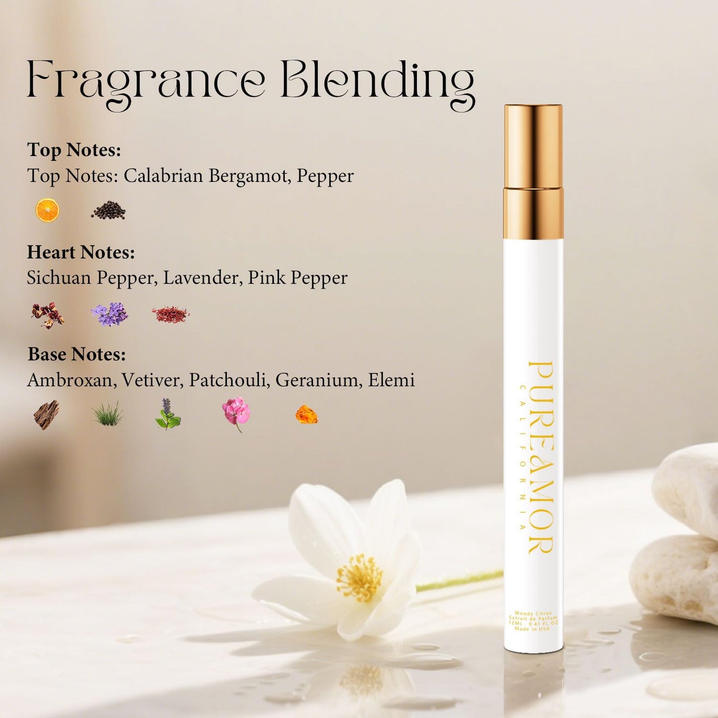 Pheromones Cologne for Men, Pepper, Bergamot and Woddy Eau de Parfun for Men, Long Lasting Mens Pheromones Cologne Spray, 0.41 fl.oz Travel Perfume Spray