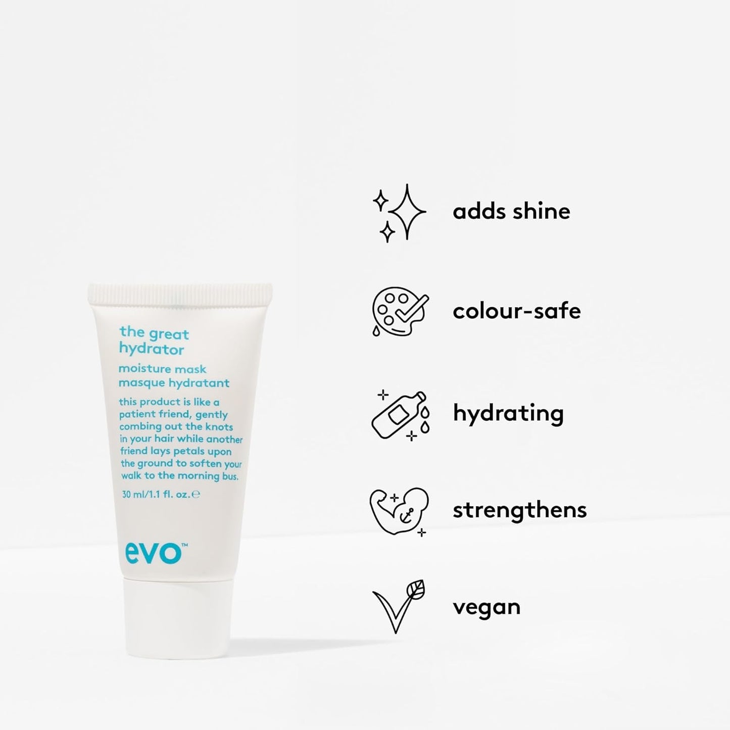 Evo The Hydrate Introduction Haircare Gift Set - Therapist Hydrating Shampoo & Conditioner, Head Mistress Cuticle Sealer and The Great Hydrator Moisture Mask