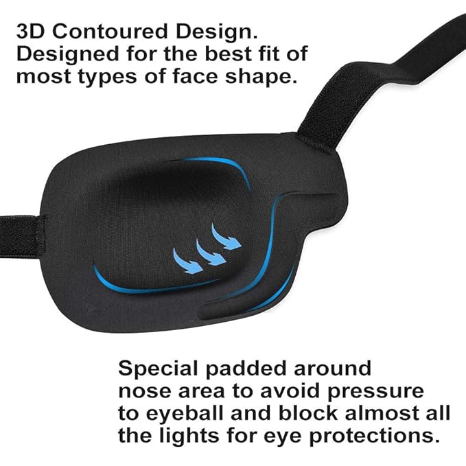 3D Eye Patch - 2nd Generation (Right Eye/Black)