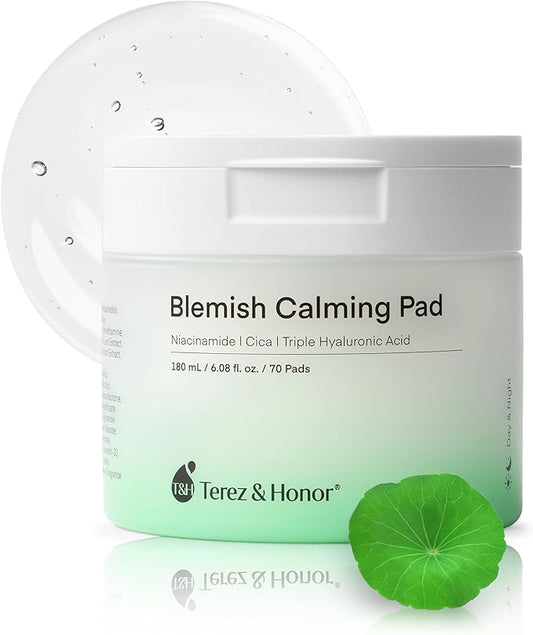 Niacinamide, Centella & Hyaluronic Acid Serum Pad - Korean Brighten, Soothe & Deep Moisturize Skincare, Pre-Soaked Toner Pads for Face - Dermatologist Tested Daily for Blemish-Prone or Sensitive Skin