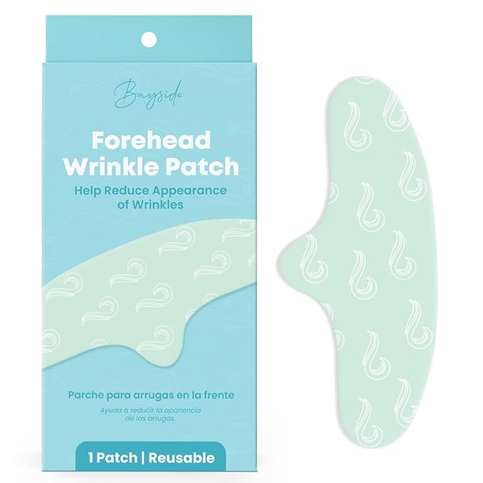 Forehead Wrinkle Patches Reusable | Non-Invasive Wrinkle Treatment for Fine Lines | Works with Face Lift Tape and Eye Patch Kits | Long-Lasting, Gentle Skin Care Solution | Includes Storage Tin