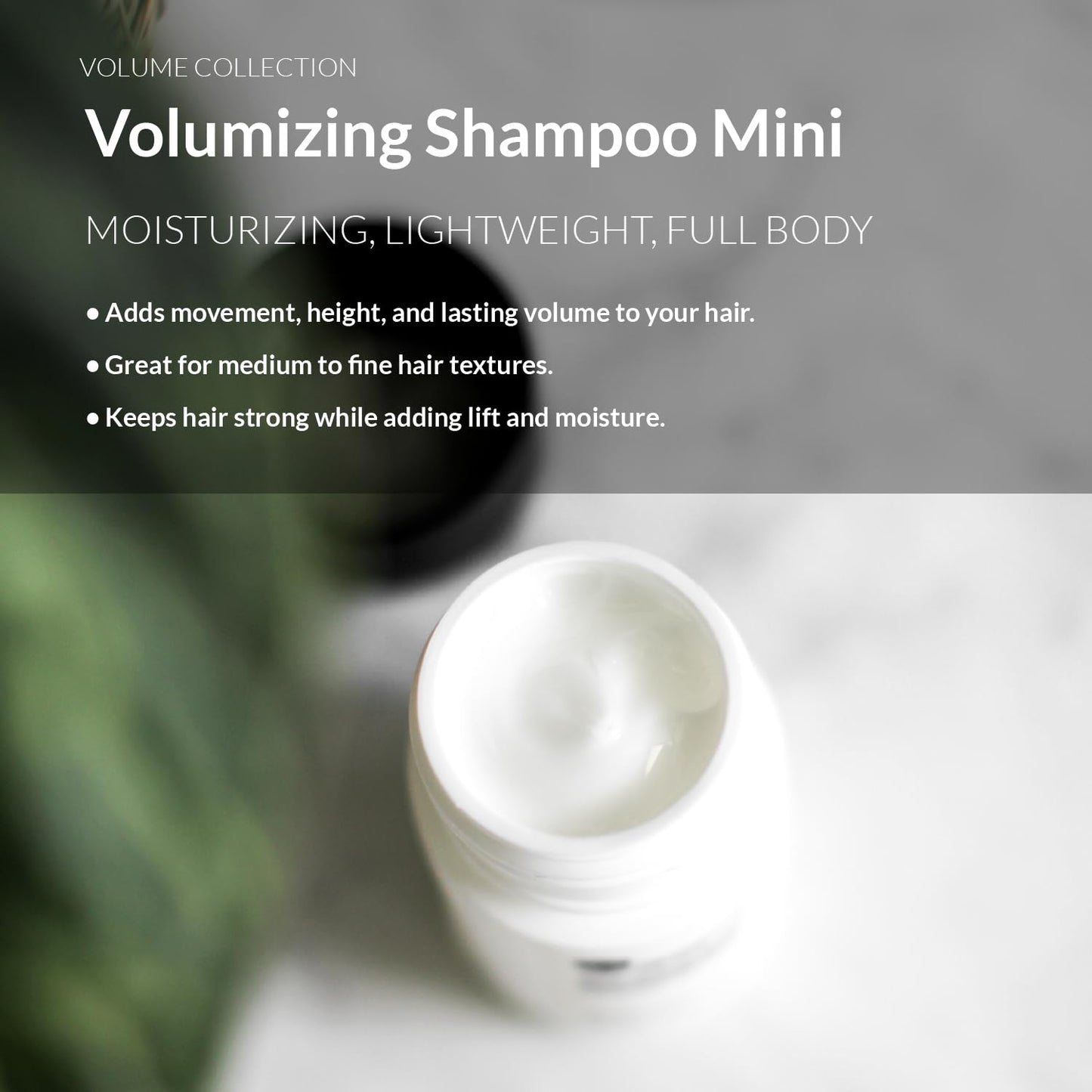 Number 4 Mini Volumizing Shampoo, Volumizing Hair Shampoo. Lightweight, Moisturizing, Color Protecting, Travel Size, 1.5 oz
