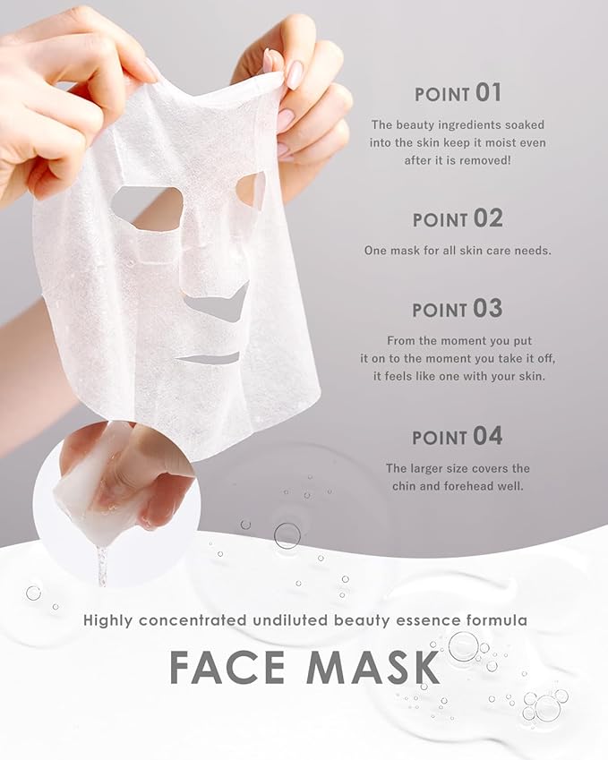 Facial Sheet Mask 24 Combo Pack [Japanese]- Hydrating and Soothing with a blend of key ingredients
