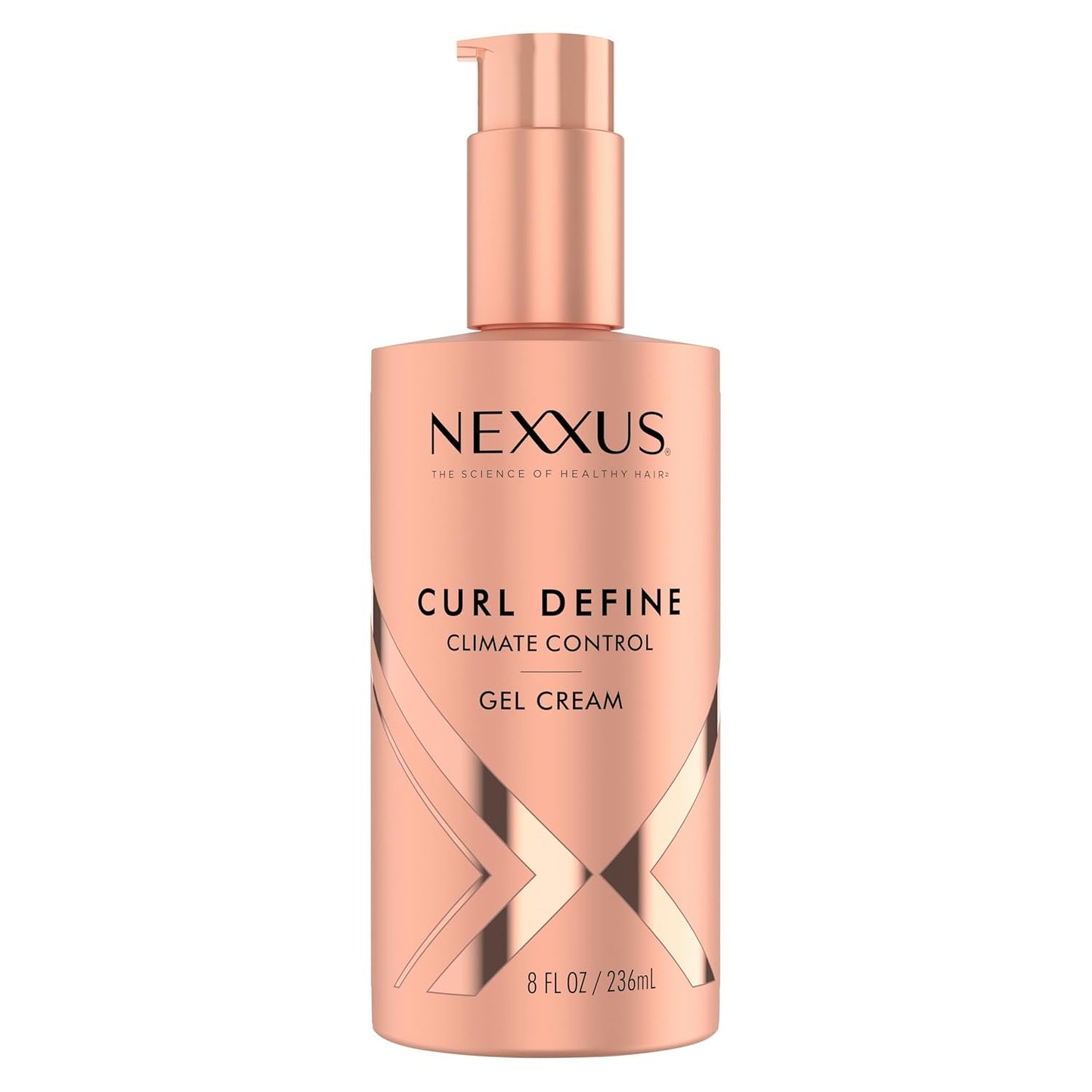 Nexxus Climate Control Gel Cream Curl Define for Cashmere Curls, with StyleProtect Technology 8 oz