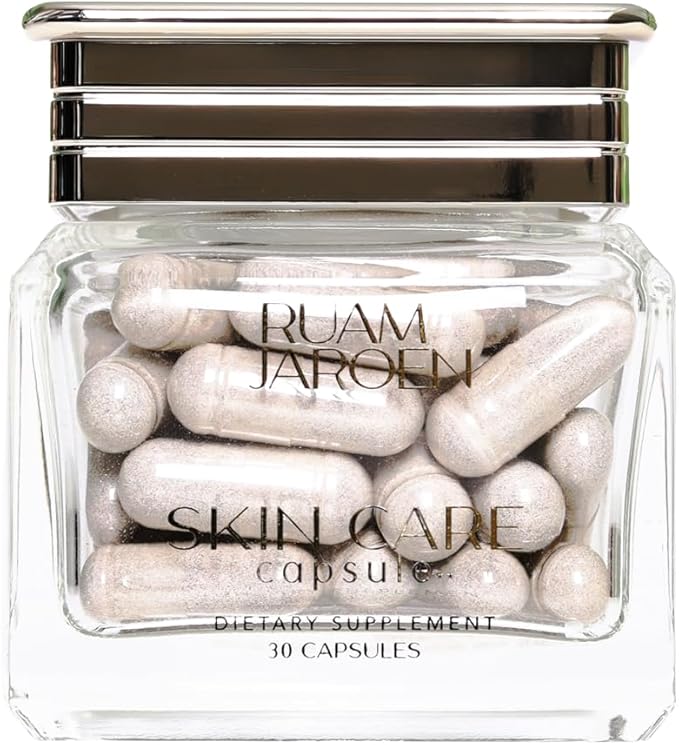 Skincare Capsule-Multivitamin for Support Skin - Hyaluronic Acid, Collagen, and Niacinamide Hydrating from Within, Supplement for Healthy Glow Skin.