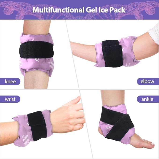 NEWGO Bundle of Cold Eye Mask and Ankle Ice Wrap