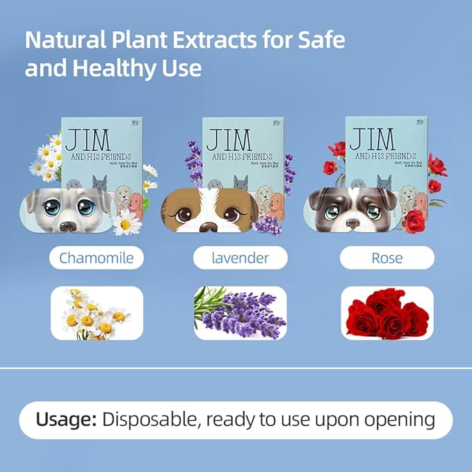 30 Packs Steam Eye Masks for Dry Eyes - Relaxing Hot Sleep Mask, Disposable Moist Heating Compress Pads