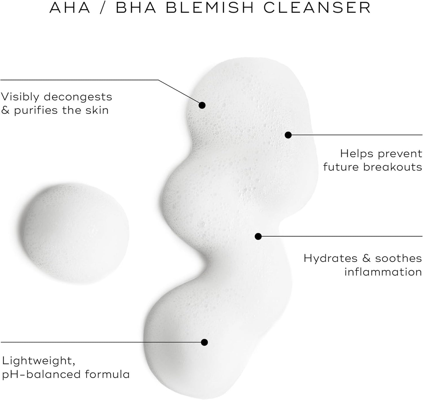 Medik8 Clarifying Foam - Lightweight Exfoliating AHA and BHA Face Cleanser - Salicylic Acid and Nicacinamide - Gentle Foaming Facial Cleanser - 5 oz