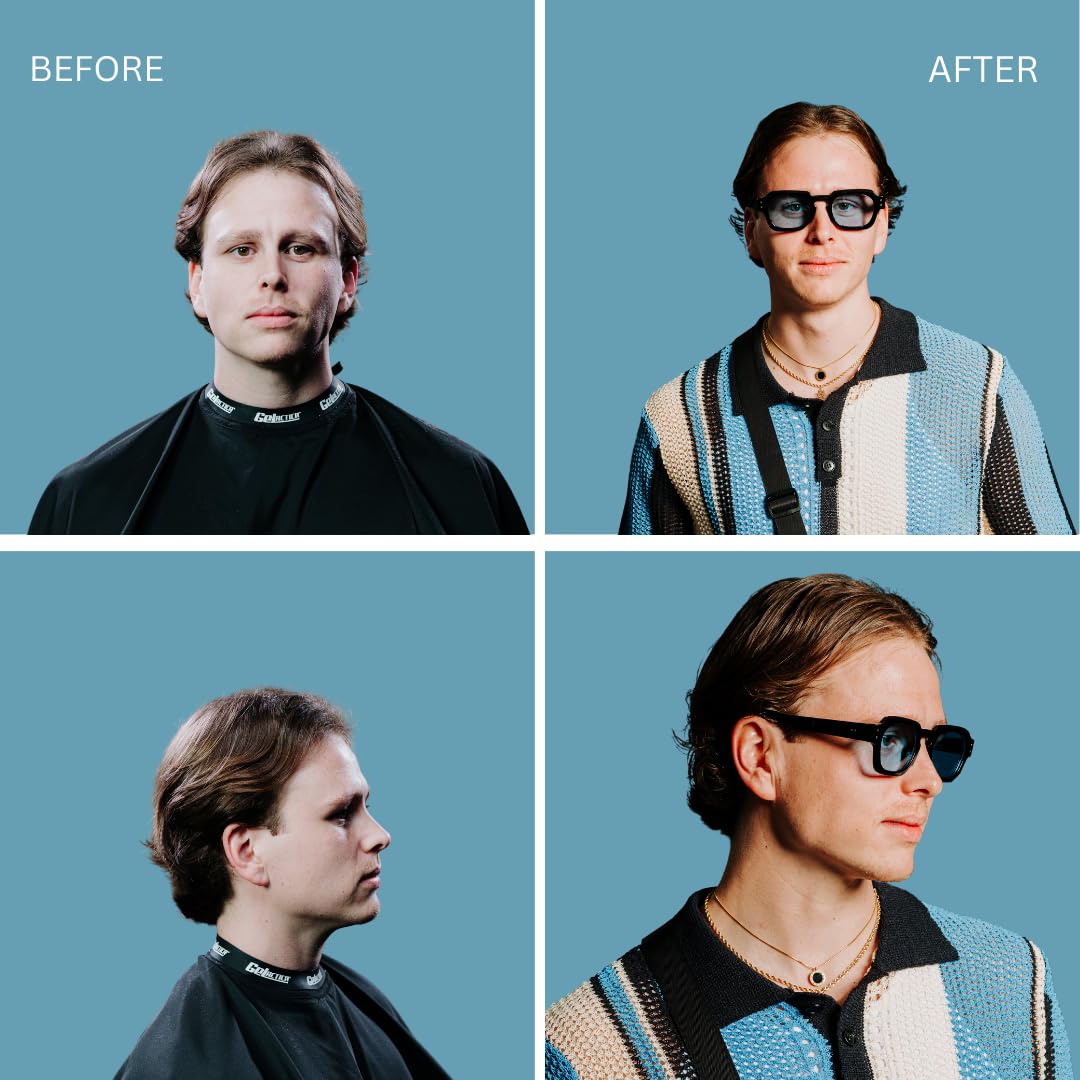 Max Control Hair Gel for Men, Alcohol-Free, Strong Hold Styling Gel, Natural Extracts for Long-Lasting Hold and Shine, Slick Back Hair Style 8 oz