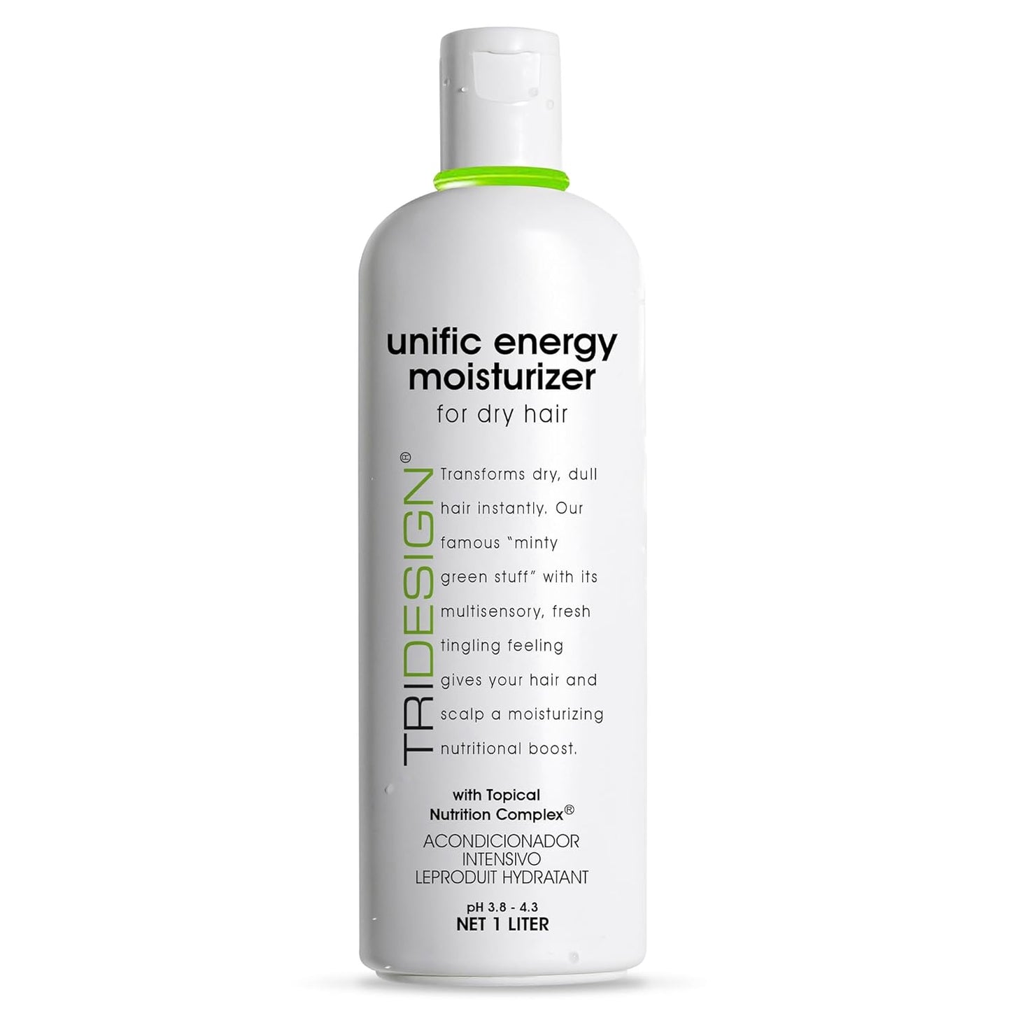 TRIDESIGN Unific Energy Moisturizer - Deep Hair Conditioner for Dry Damaged Hair - Moisturizing for Curly, Frizzy, Thick Hair - Hydrating Conditioner for Men and Women, 32 oz