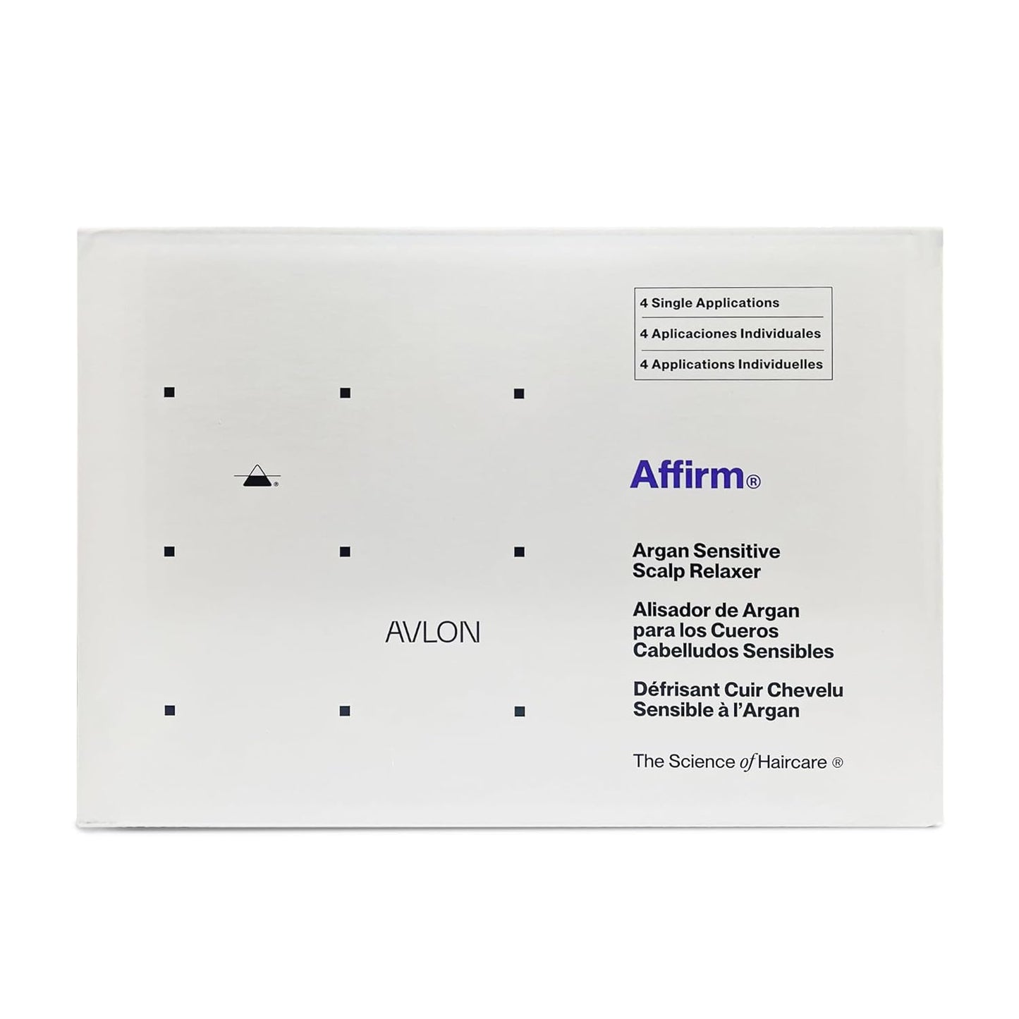 Argan Sensitive Scalp Relaxer - Alisador de Argan - 4 Single Applications